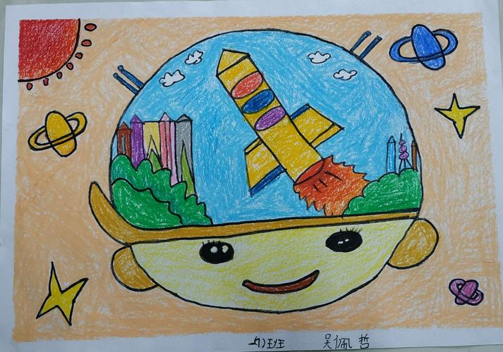 "科技伴我行"——潜江市田家炳实验小学一年级优秀科技手抄报暨科幻画