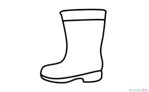 雨靴简笔画图片大全