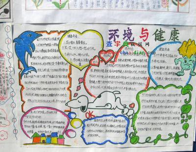 简单的环境与健康手抄报 简单的环保手抄报