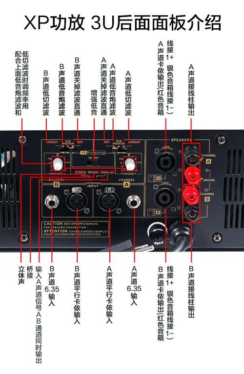 维诺亚适用于阿派xp20000功放家用纯后级ktv会议舞台演出大功率功放机