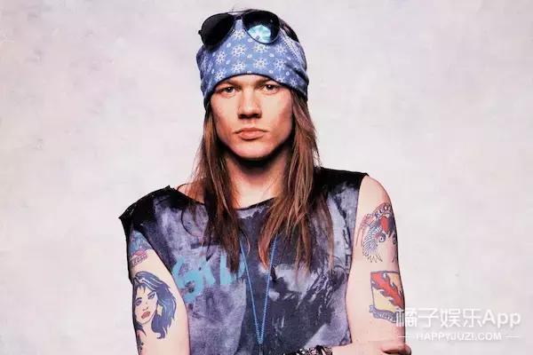 枪花主唱axl rose,集美貌才华,古怪于一身的奇男子