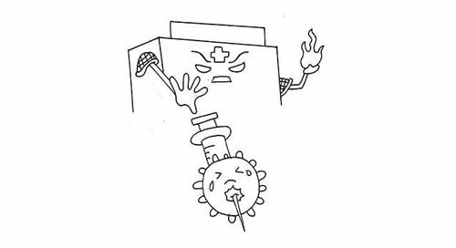 武汉火神山医院简笔画画法步骤