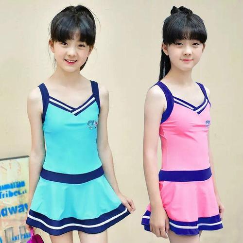 小女孩泳衣12岁青少年初中生女孩泳衣中大童12岁9大童