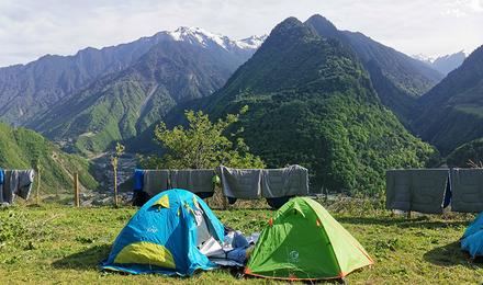 理县孟屯河谷露营2日游(送营地早晚餐 营地无需中转车