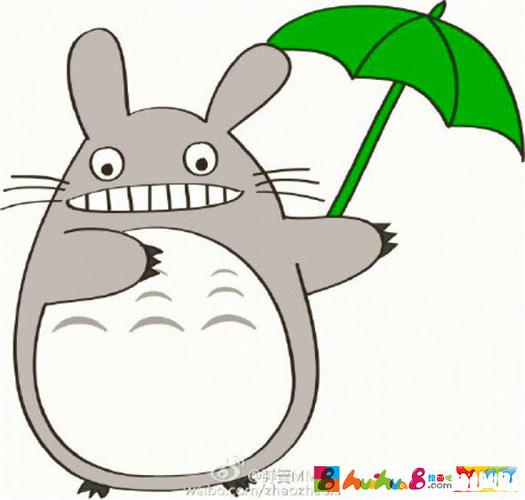 龙猫简笔画入门教程