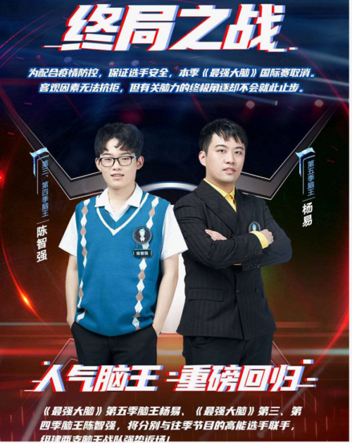 脑王之王:杨易回归,他才是《最强大脑》上最强的比赛型选手