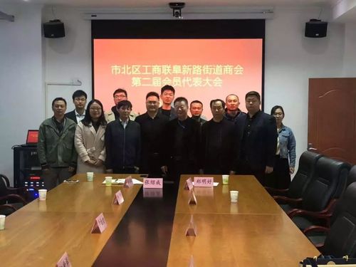 阜新路街道商会召开第二届会员代表大会