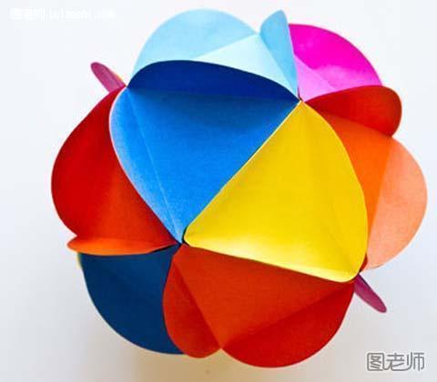 手工制作 彩球的折法