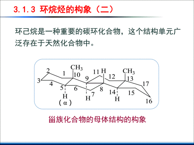 313环烷烃的构象二环己烷的构象pdf13页