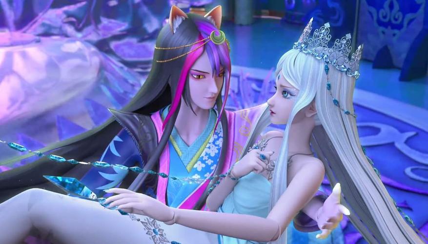 叶罗丽第九季:颜爵身后长出九条尾巴,是他不敢表白冰公主的原因