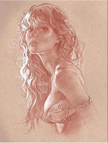 让你欲罢不能的人体素描女性曲线曼妙性感线条让人惊艳不已