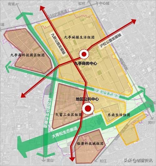 上海市松江区九里亭街道拟引进大型商业综合体 9号线九亭站