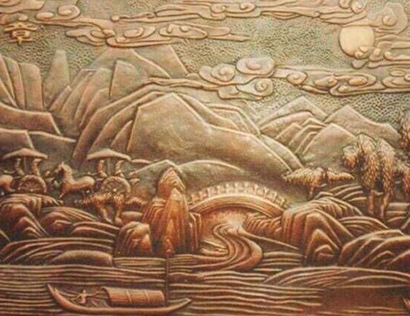 浙江金华婺城区人造砂岩浮雕安装