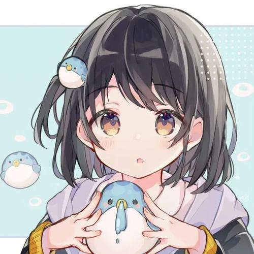 气质短发动漫女生头像 岁月还漫长终有一人陪你走四方