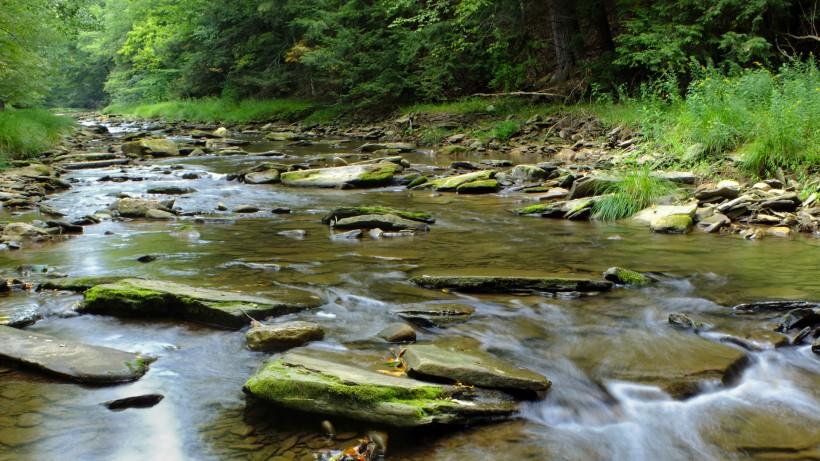 优美的小溪流水风景桌面壁纸 - 第17张