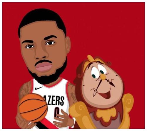 nba球星卡通照新出炉詹姆斯是米奇浓眉哥的眉毛太形象了