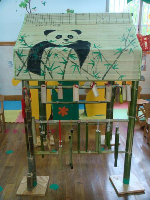 新北区环保教玩具"万能竹搭"作品简介