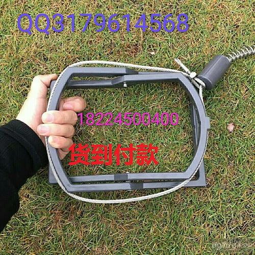 逮套野猪钢丝绳套立式弹簧套横式弹簧套野猪吊脚套抓野猪弹簧套钢丝绳