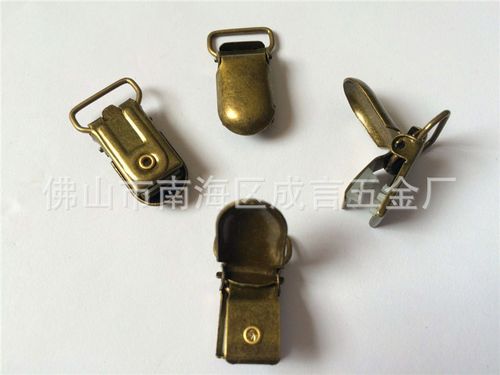 批发304不锈钢鸭嘴扣 服装吊带背带咀扣 调节扣松紧服装配件