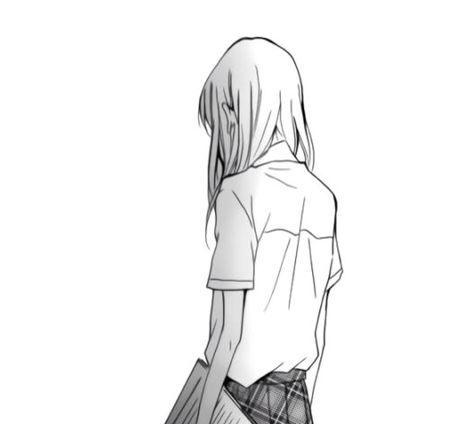 素描男生动漫背影头像图片唯美