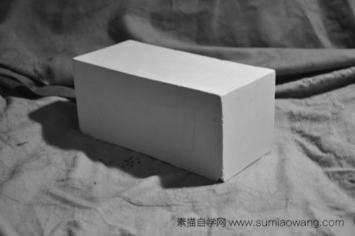 素描石膏长方体