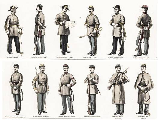 [原创]军装鉴赏:美国南北战争军服样式