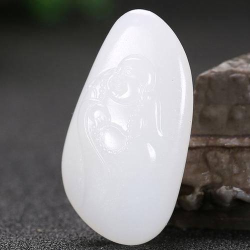 买一件就少一件的少羊脂白玉|和田玉|软玉|吊坠_网易