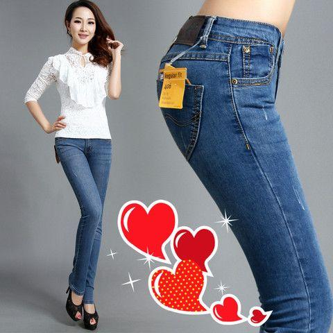 李牌长裤女新潮 lee女士牛仔裤专柜正品提臀修身铅笔小脚裤弹性 $98.