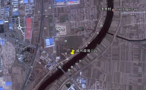 德州市减河湿地公园的具体位置在哪里?地图上搜索不到