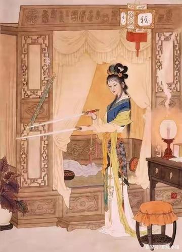 古代美女国画欣赏