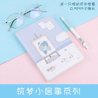 笔记本子简约手掌记事本套装可爱少女心可爱文艺ins风精致日系小本子