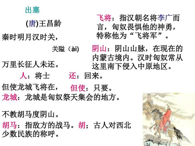 出塞(王昌龄)ppt
