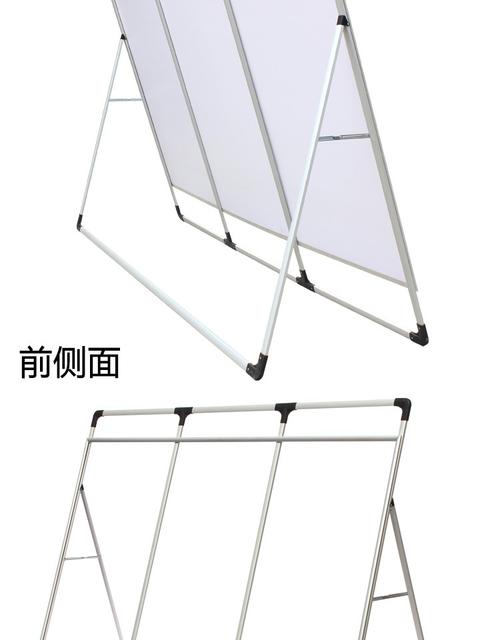 4米大海报架铝合金落地展示架广告宣传栏大型kt板展板 离地可调快展2.