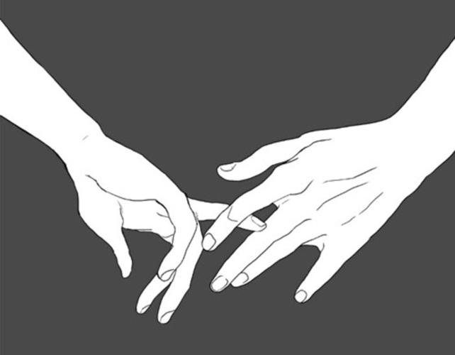 p站【侵删】二次元,插画,美图,素材,手绘,动漫,手,指间