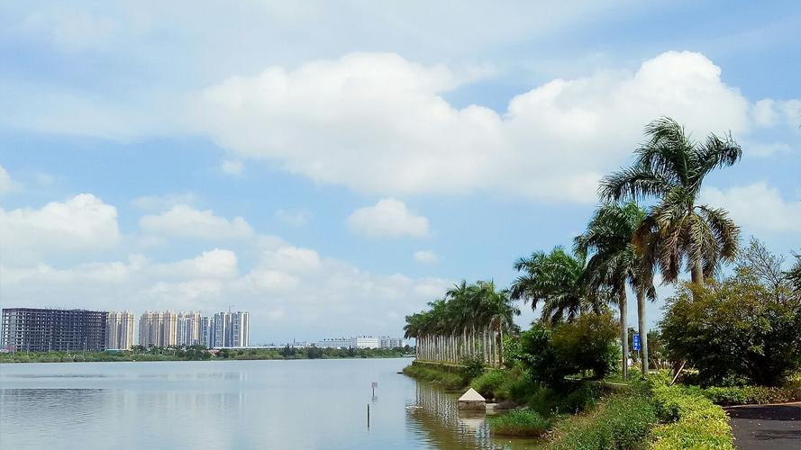 湛江滨湖公园的景色