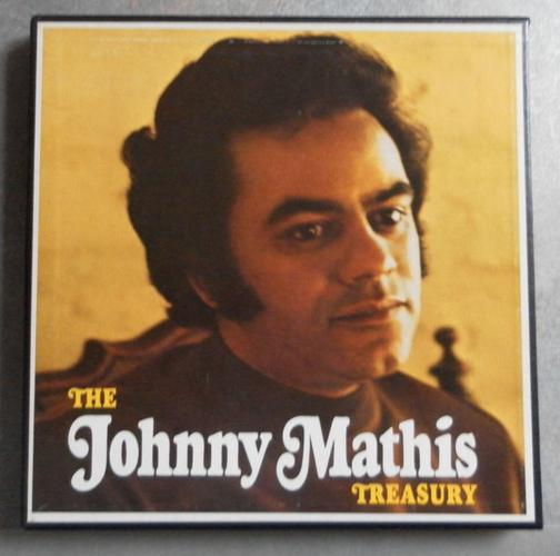 the johnny mathis treasury - 14 lp"s - one 2 lp set and a 5 lp