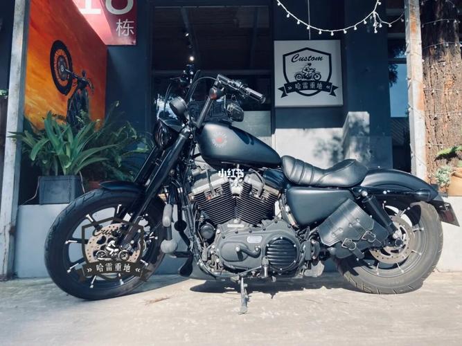 哈雷883硬汉改装12寸小高把