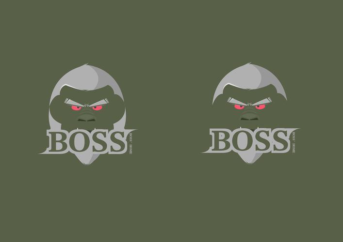 boss之家 logo设计|平面|标志|刘小宇宙 - 原创作品 - 站酷 (zcool)