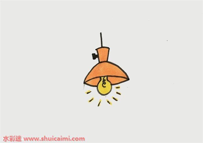 灯怎么画灯简笔画彩色