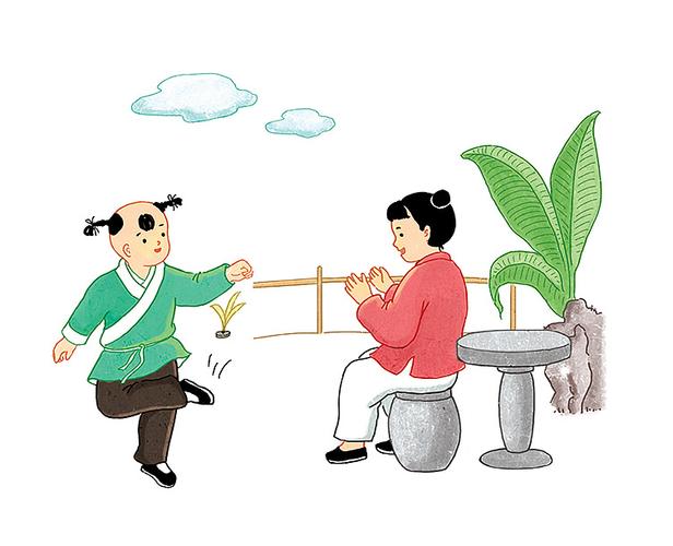 古代小孩嬉戏图