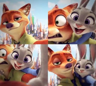 朱迪和尼克的自拍