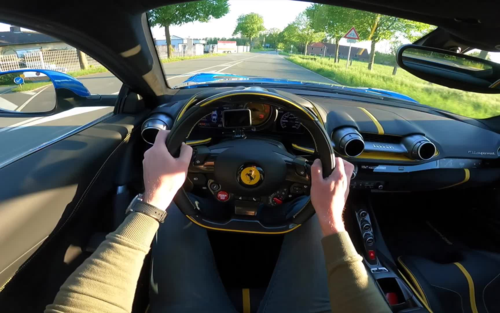 【第一视角】法拉利 812 superfast v12试驾