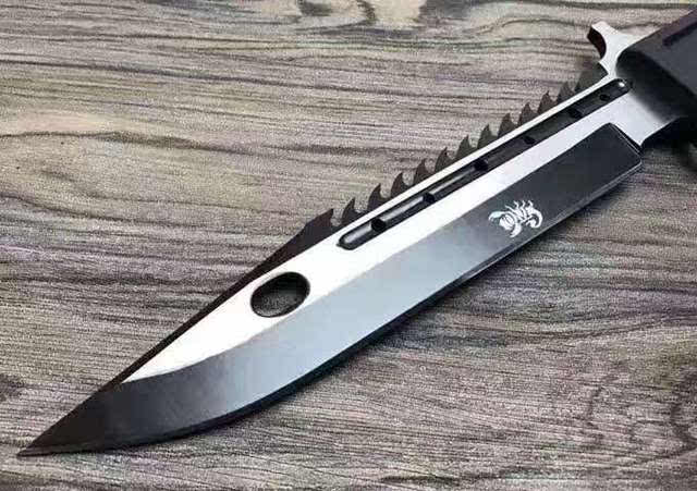 蝎子军刀,黑白双色款绝对经典之作!(图文鉴赏)