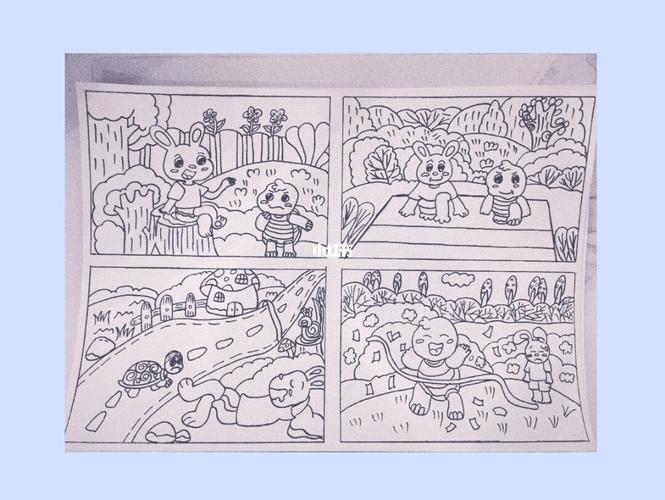 故事场景简笔画_简笔画_故事_盐城大学城自由行热门攻略_素材_文化