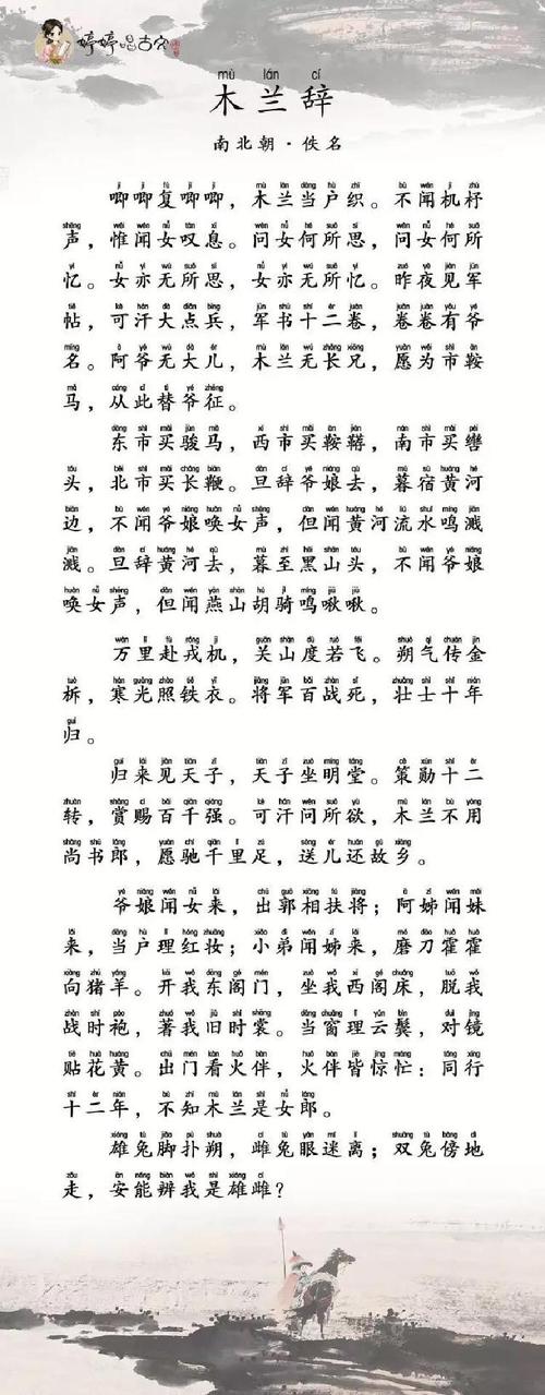 90 婷婷唱古文-汉乐府-木兰辞