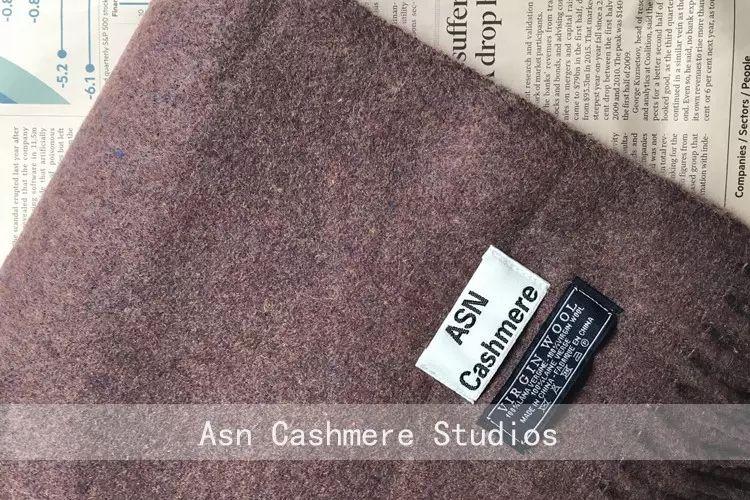 秋冬明羊毛羊绒混纺纯色围巾 活动来源:asn cashmere高端羊毛围巾