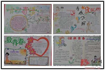 青春期生理手抄报