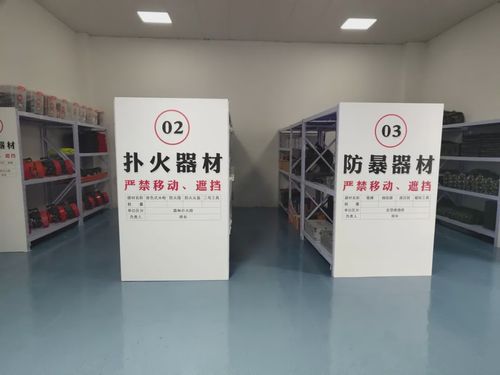 图为民兵应急连应急器材库