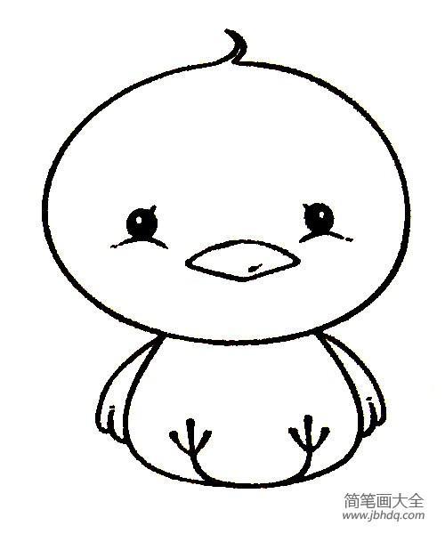 简笔画飞机的画法小鸡步骤