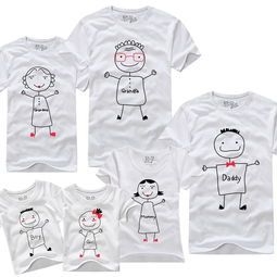 亲子装简笔画3-5岁